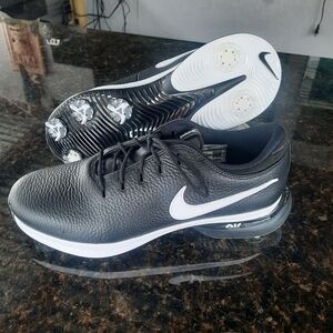 Size 13 Men's Nike Air Zoom Victory Tour 3 Black White Golf Shoes DV6798-003